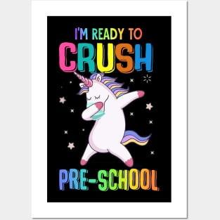 Tee - Unicorn I'm ready to crush Pre-School 2020 Posters and Art